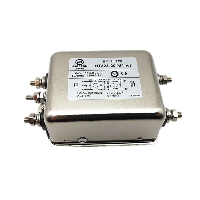 厂家直营 电源滤波器HT323-20-M4-H1  20A 惠博顿 变频器滤波器