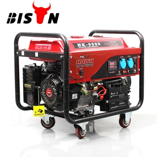 Bison7.5-8kw大功率低噪音汽油发电机110v/220v商用50/60hz