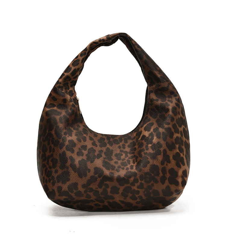 2025 primavera nueva moda gran capacidad perezoso viento brazo mochila estampado leopardo viaje bolsa de moda