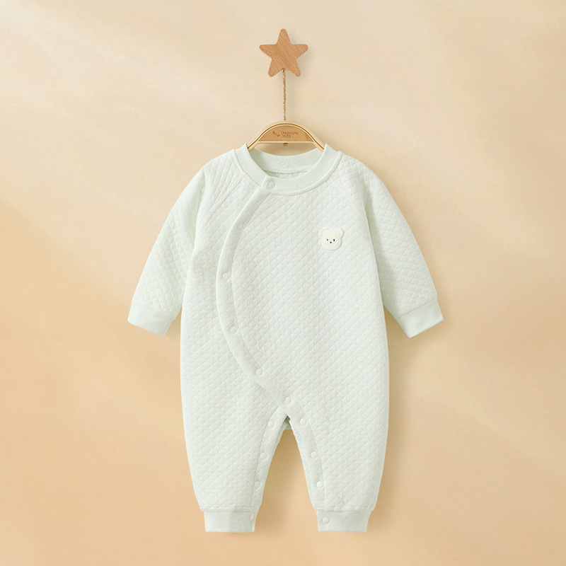 Primavera, otoño, invierno, camiseta de bebé, recién nacidos, cálido, algodón delgado para niños, niñas y niños pequeños, ropa de otoño, ropa de bebé
