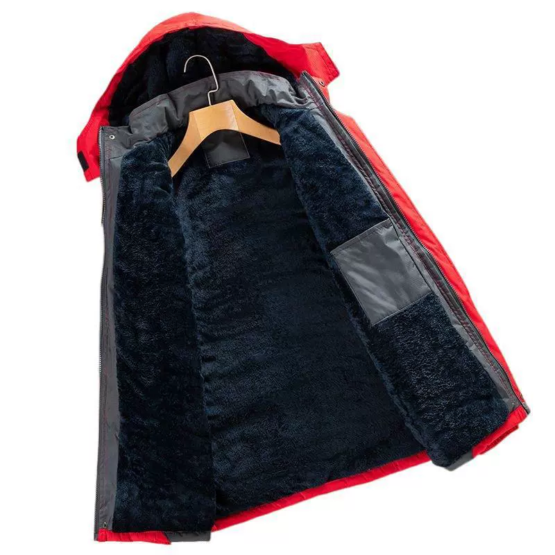 Keep warm men's windproof down jacket for work
