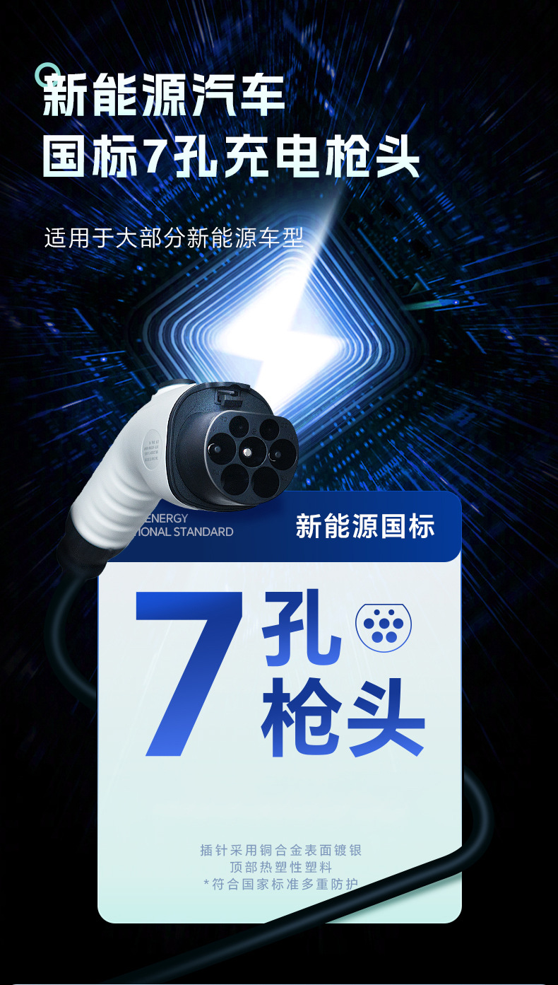 Luzhuchong Charging Station 7Kw New Energy Electric Vehicle Charging Station for Home and Commercial Use 220V Ac Charging Station with Qr Code and Card Payment