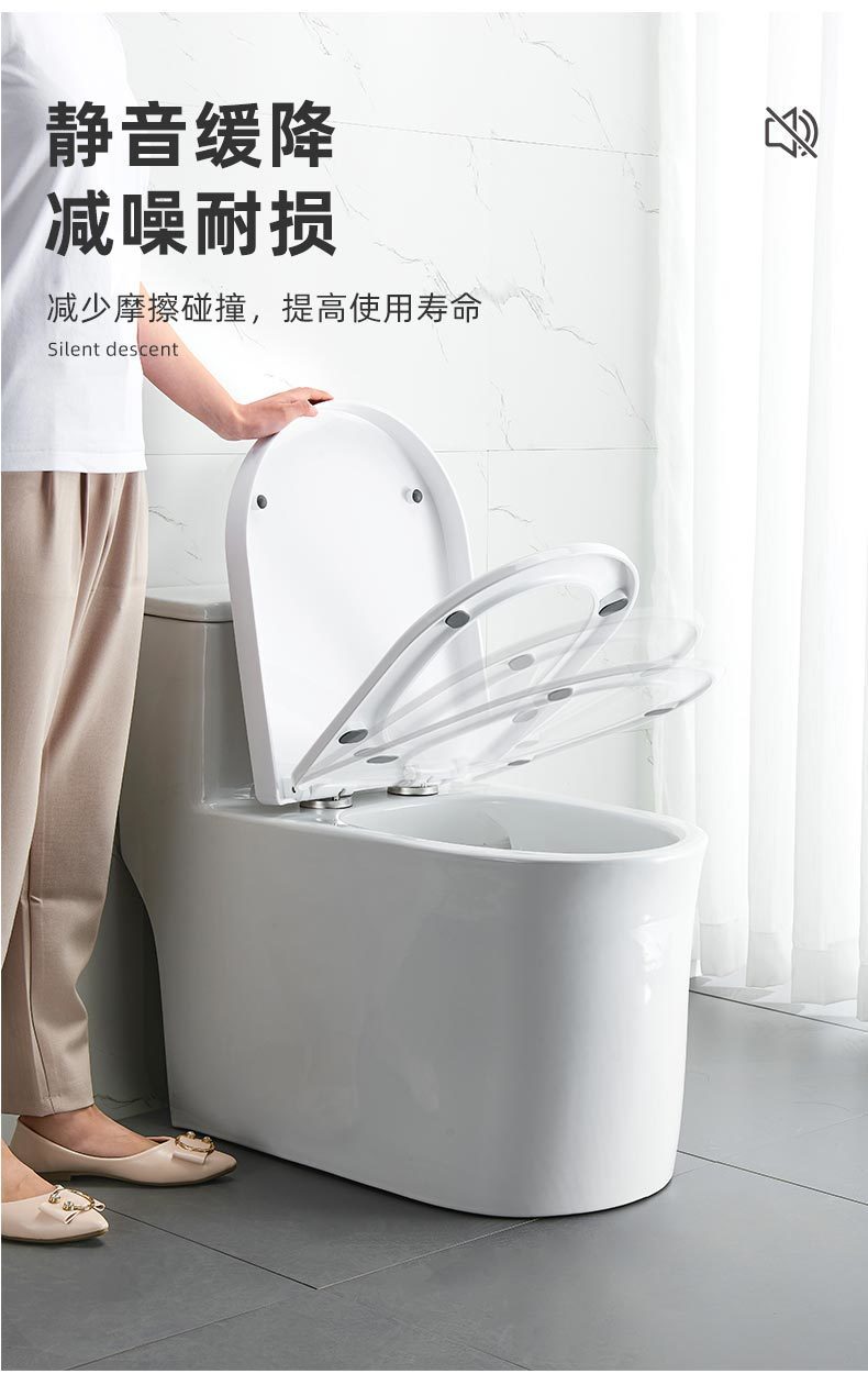 Wholesale of universal slow-lowering household thickened and durable old-fashioned UVO extra-thick toilet seat cover accessories undefined