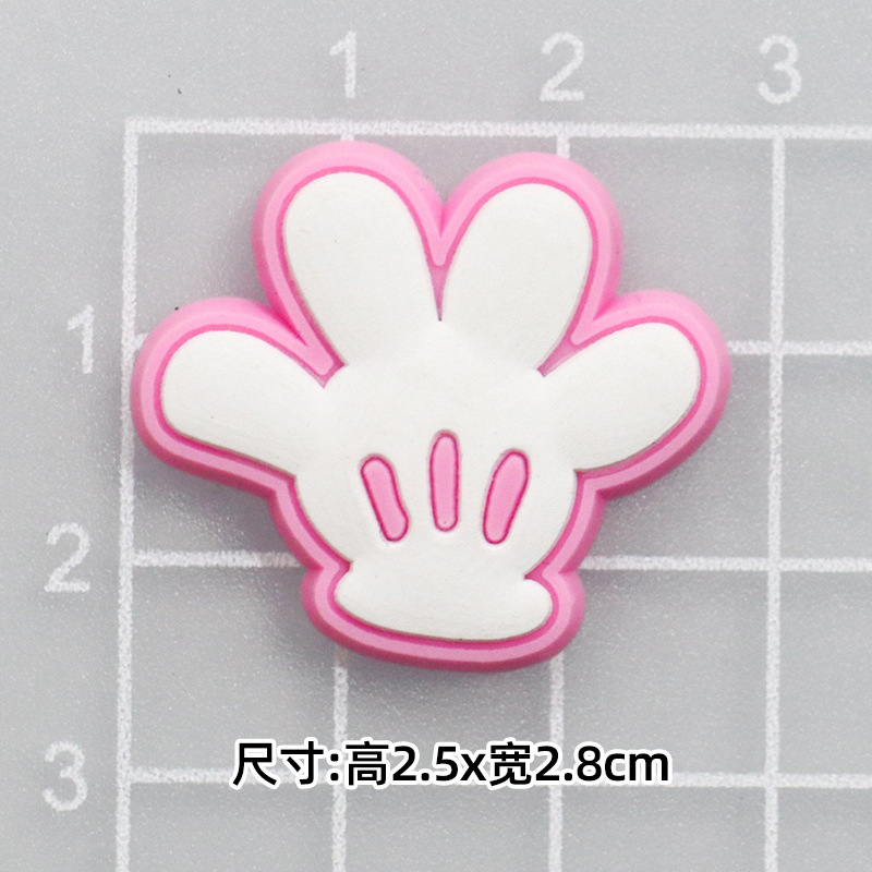 大小ミッキーミニーミッキーマウス DIY 漫画装飾アクセサリー携帯電話ケースパッチ下駄スリッパバックルステッカー|undefined