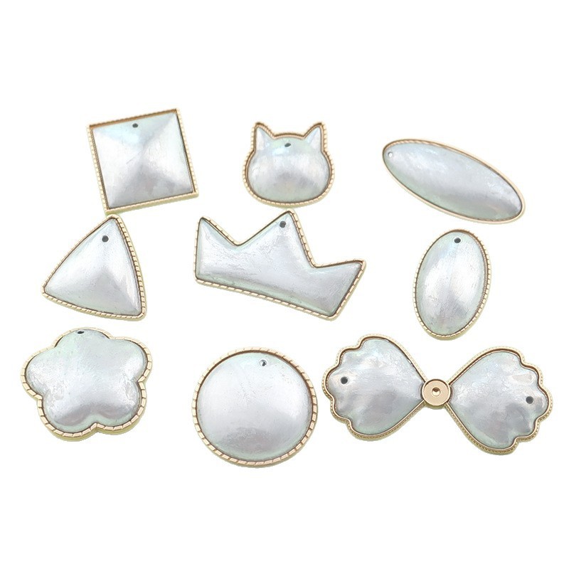 Songjin 手作り DIY ヘアロープアクセサリー蓋溝革パッチ幾何学的なジュエリーアクセサリー工場卸売|undefined
