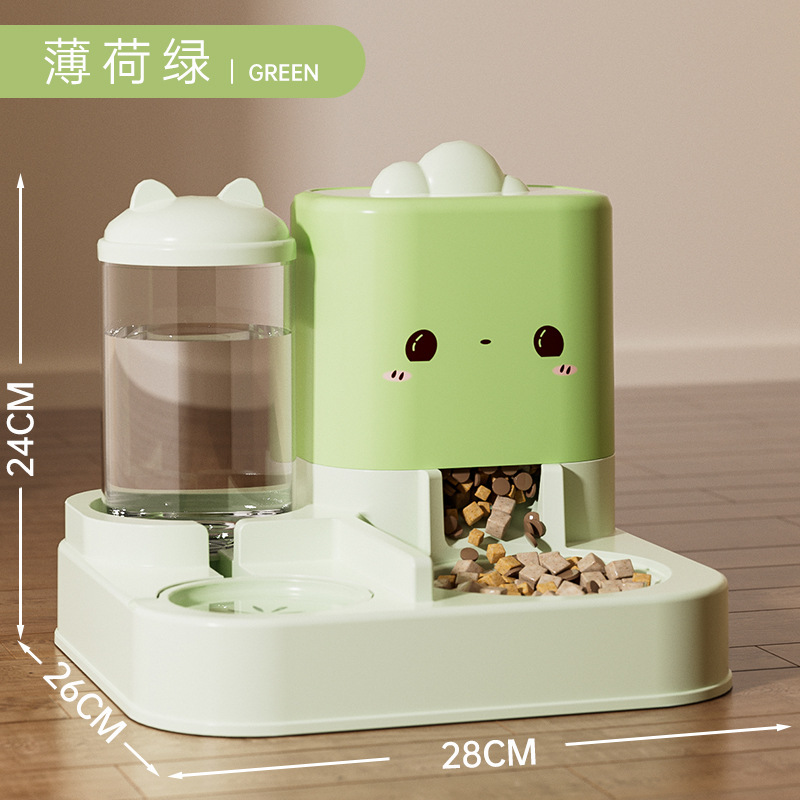 Alimentador automático de agua para gatos y mascotas, tazón para gatos y perros, tazón para gatos y perros de alta capacidad, barril de almacenamiento de grano, bebedor de agua para perros