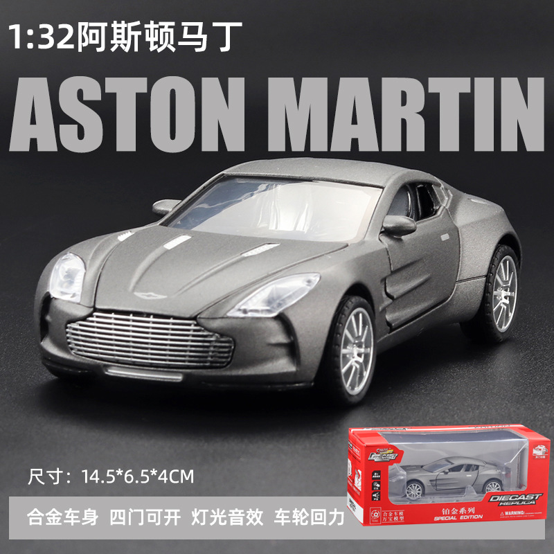 WB889 Aston Martin-en caja-Sub-Gris