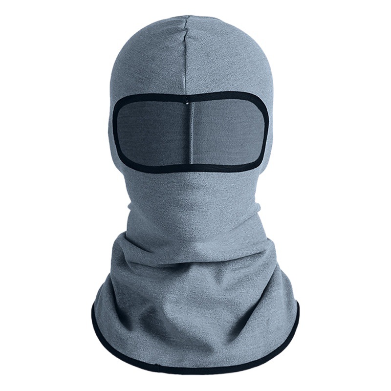 Autumn and Winter Outdoor Cycling Hood, Sports Warm Fleece Mask, Men's and Women's Motorcycle Windproof and Cold-Proof Fleece Hood