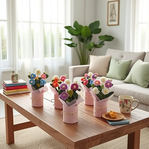 Día de la Madre ramo de la diosa día de la diosa superior sentido 520 tejido a mano tejido regalos del día del maestro regalos de eventos corporativos