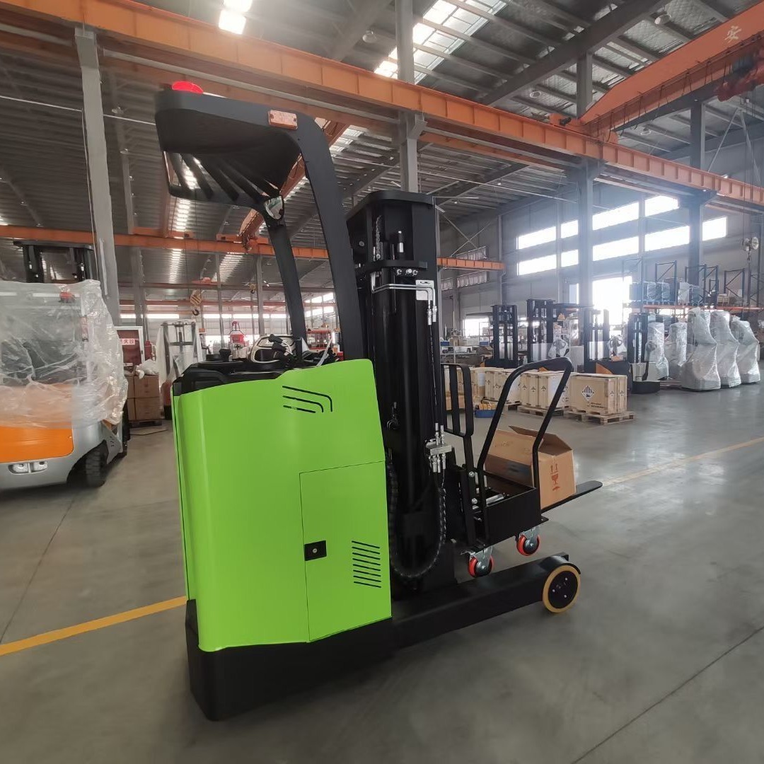 经济款前移式叉车电动堆垛车电瓶叉车堆高车站驾式托盘搬运升高车