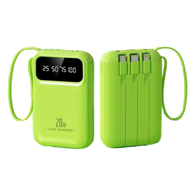 Mini pantalla digital de carga rápida con cable de alimentación portátil compacta al aire libre de gran capacidad 2w mA cuatro líneas en stock