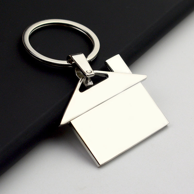 Cross-Border Fashion New Creative Simple House Model Personalized House Keychain Anniversary Gift Jewelry Wholesale