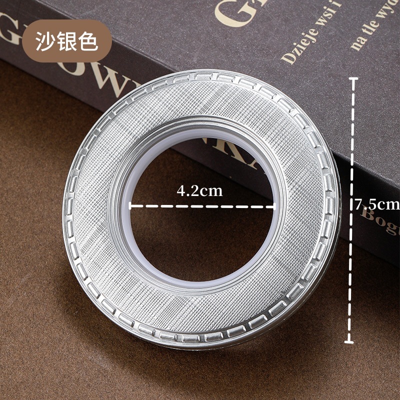 Factory Direct supply curtain ring Roman ring pp76 thickened hanging ring art ring circle ring Roman Rod ring curtain accessories