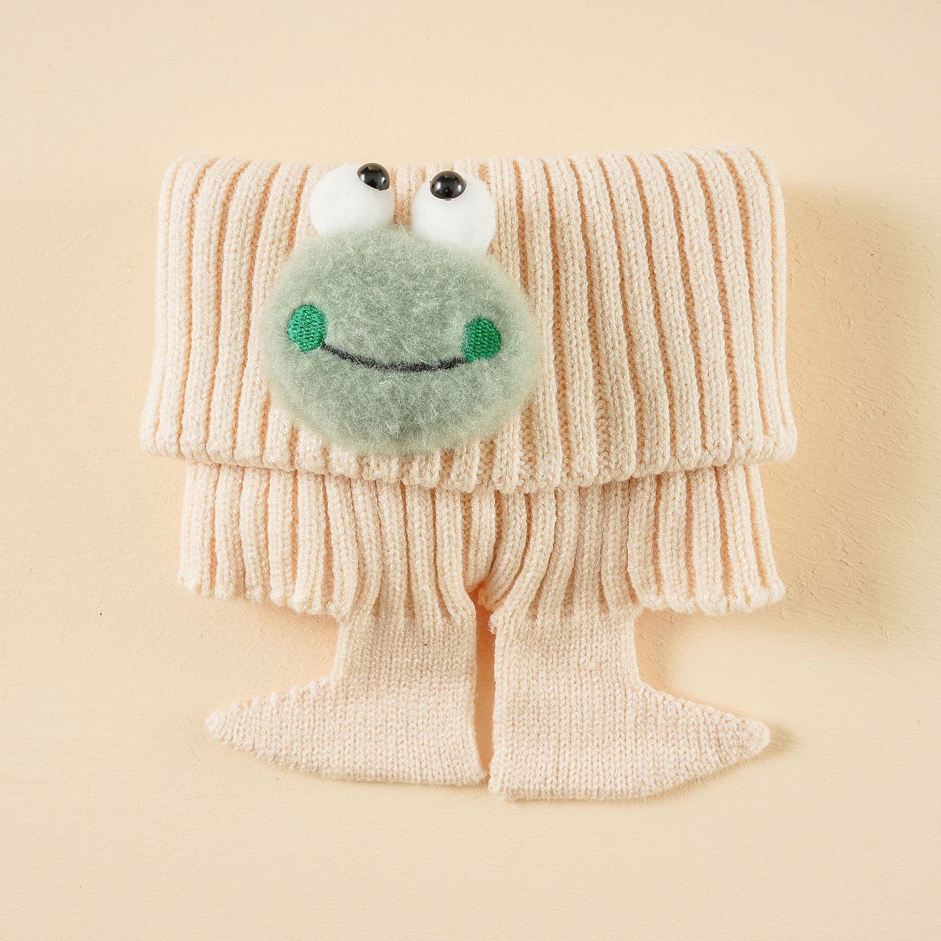 Bufanda para niños Otoño e Invierno infantil niños y niñas bebé conjunto cuello puro algodón cálido lindo invierno a prueba de viento bufanda para niños