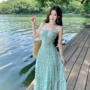 蕾丝碎花扎染法式面料