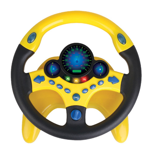 The Same Style Passenger Seat Steering Wheel Educational Simulation Car Children's Toy Baby Car Simulator Trendy Model