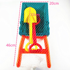 Beach toy set with 3-piece beach wagon, parent-child interactive summer beach water play and sand digging tool set