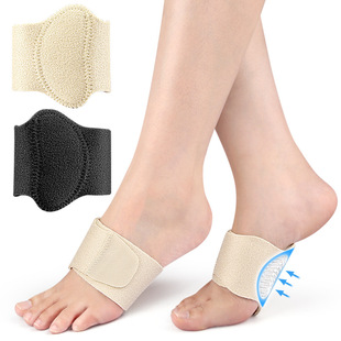 Arch Support Foot Pads for Men and Women, Shock-Absorbing Half Insoles for Flat Feet, Orthopedic Pads for Correcting Pronation and Supination