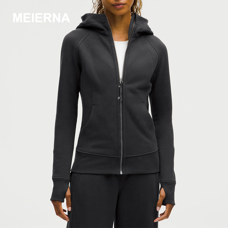 Marshmallow Lu Zipper Jacket Qd058 Sweater Women's Jacket Rejuvenated Autumn and Winter New Lulu Jacket