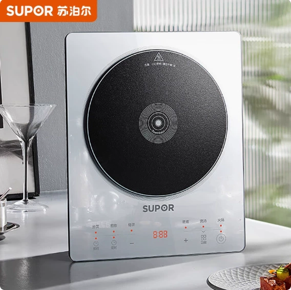 SUPOR/ Zhenjing Прозрачная индукционная плита для дома 2200W высокая мощность жарки C22-IA616D