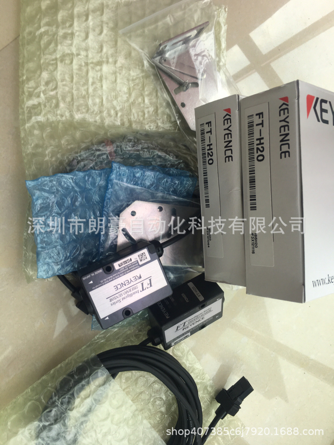 KEYENCE/ 基恩士 FT-H10 拍摄 实物 FT-H20 数字红外温度传感器头
