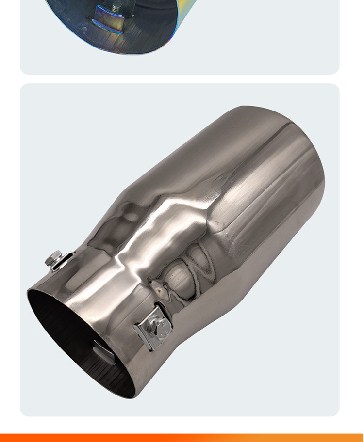Suitable for 10-18 Toyota Reiz stainless steel tail throat Reiz car modified decorative exhaust pipe tail throat