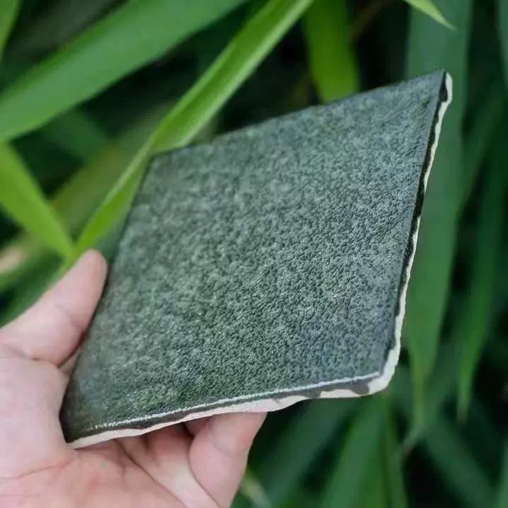 125 металлических глазурованных кирпичей ручной работы цвета моховой зелени, кухня, ванная комната, фон, настенная плитка, ресторан, B&B, кафе, бар, фасад