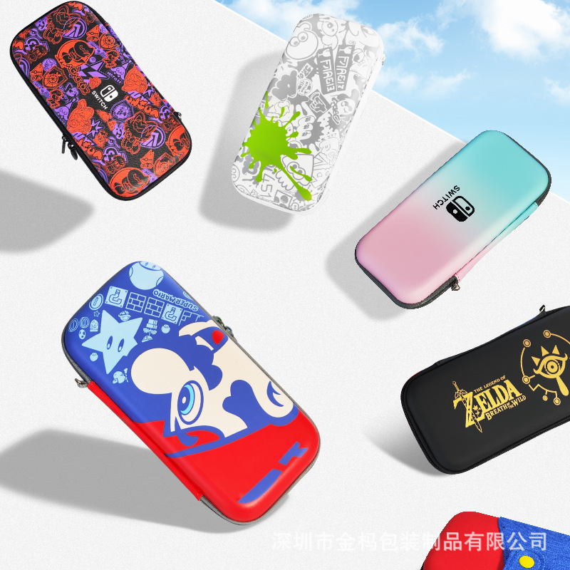 Venta caliente Nintendo switch bolsa de almacenamiento tema oled ns accesorios de mano bolsa de protección bolsa de carcasa dura eva portátil