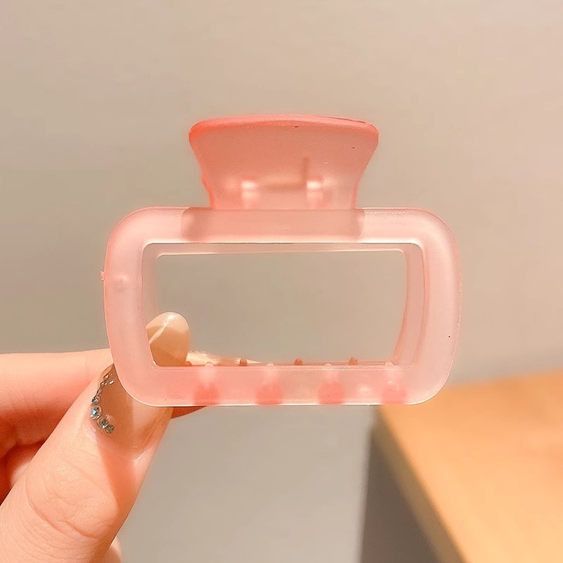 Carta cuadrada abrazadera de agarre esmeriada para mujeres de alta calidad 2025 nuevo disco de cabello de cabecera de cabecera de pescado pinza de cabello