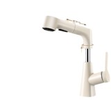 Уошабазиновый смеситель вытянутый и холодный бассейн бассейн бассейн туалет ванная комната бассейн кремовый воздушный лифт Дома