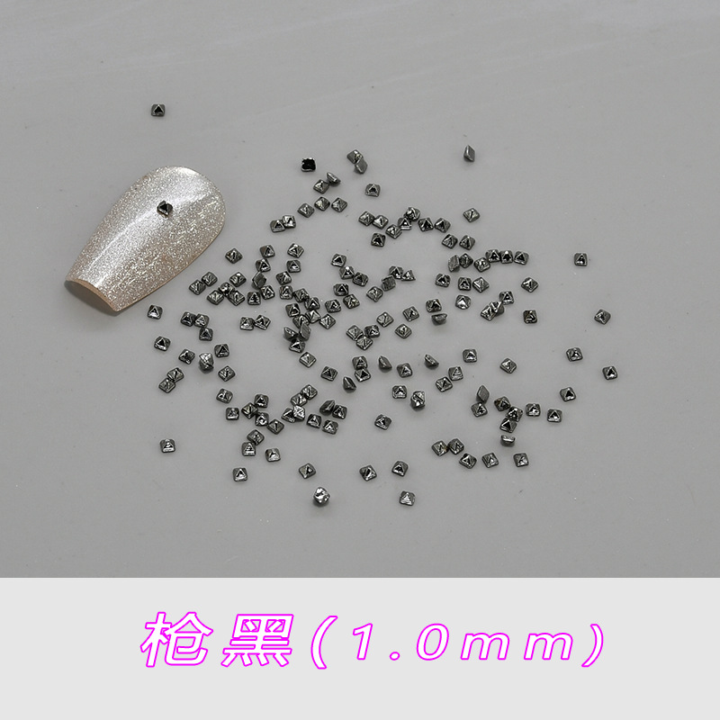건 블랙 1.0mm--금속 첨탑 사각형 J111