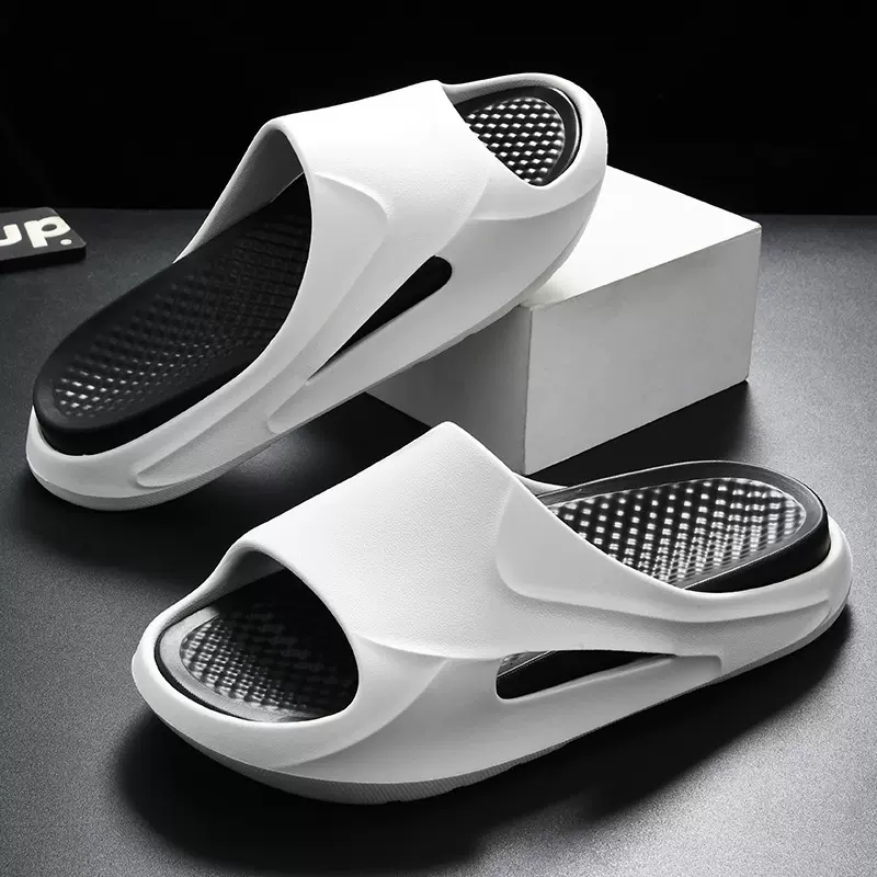 一字拖男夏季厚底增高耐磨防滑凉鞋 EVA外穿透气不臭脚高级感拖鞋