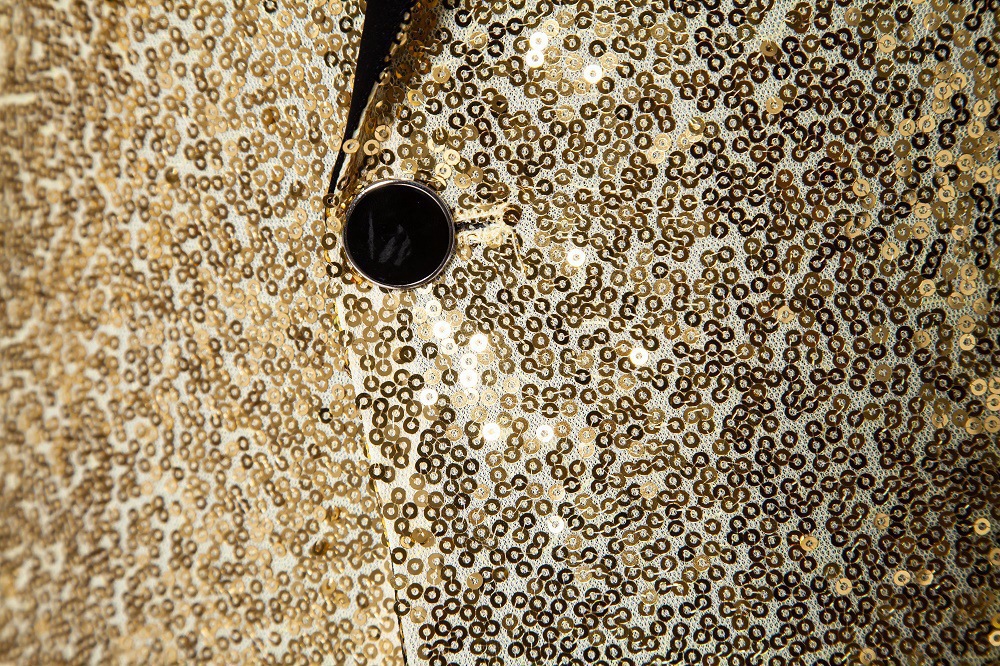 Traje de apresentação masculino com lantejoulas douradas para meninos e americanos, terno para boate, roupa masculina para apresentador, mestre de cerimônias, jaqueta de estúdio, tamanho europeu._voghion.com