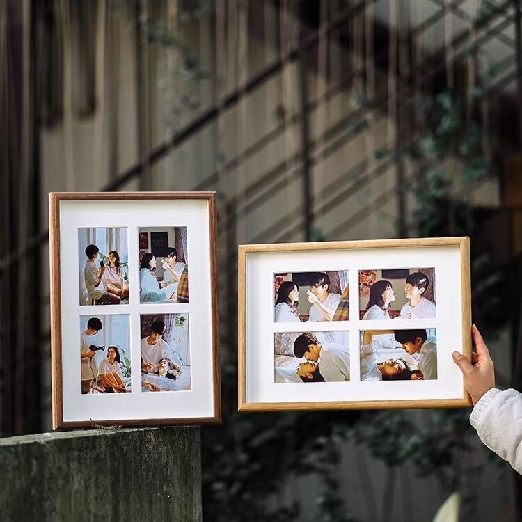 Four-Piece Photo Frame Set, Three-Piece Matching Style, High-End New Product, Super Popular, Two-Piece, High Rating, Density Board Four-Piece Photo Frame Set, Three-Piece Matching Style, High-End New Product, Super Popular, Two-Piece, High Rating, Density Board