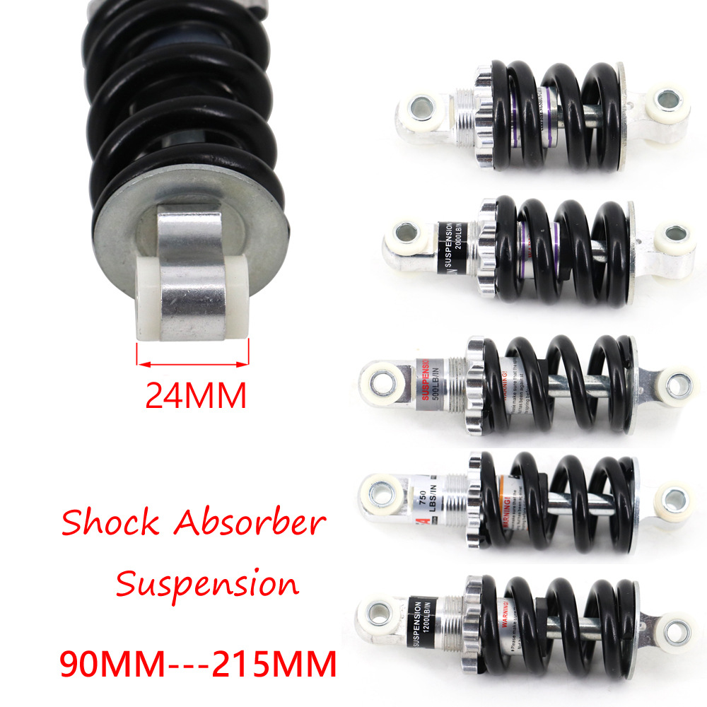 Factory Wholesale Electric Vehicle Accessories Scooter Shock Absorber Folding Car Motorcycle Spring Front and Rear Shock Absorber
