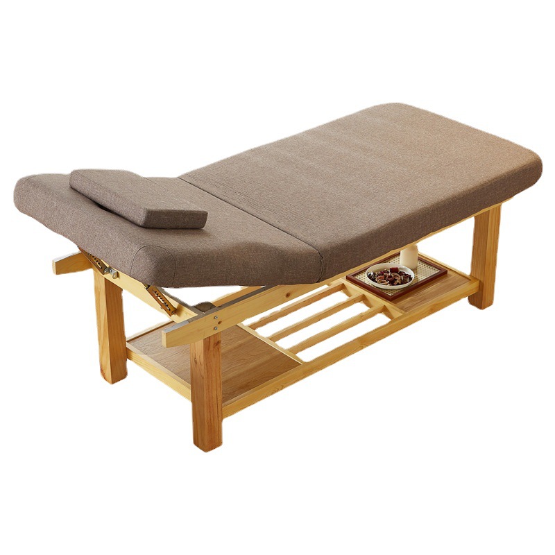 Cama de belleza de madera maciza salón de belleza masaje especial cama de fisioterapia medicina tradicional china cama de masaje tatuaje bordado cama oreja recogiendo cama eléctrica