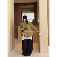 F(X)-冬上新含兔毛33大款保暖毛衣（含兔毛）(下摆狐度毛衣)25381