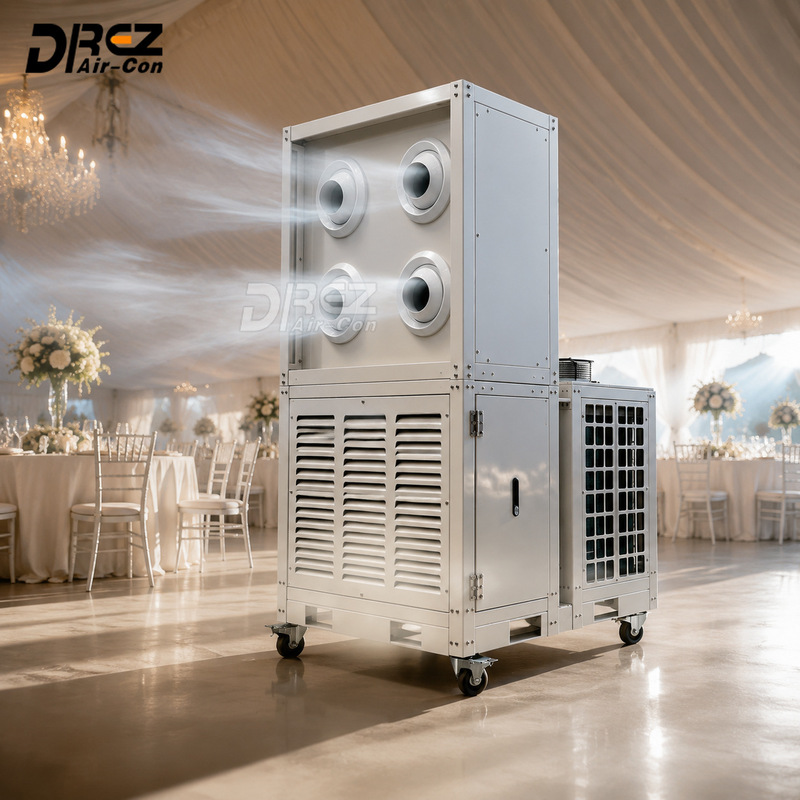 Wedding event tent cooling and air conditioning all-in-one unit, plug-and-play, high air flow, low noise, industrial portable type Wedding event tent cooling and air conditioning all-in-one unit, plug-and-play, high air flow, low noise, industrial portable type