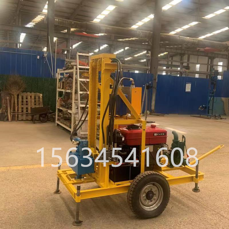 移动式提升液压打井机 百米深合金pdc无芯钻头可选 现货厂家