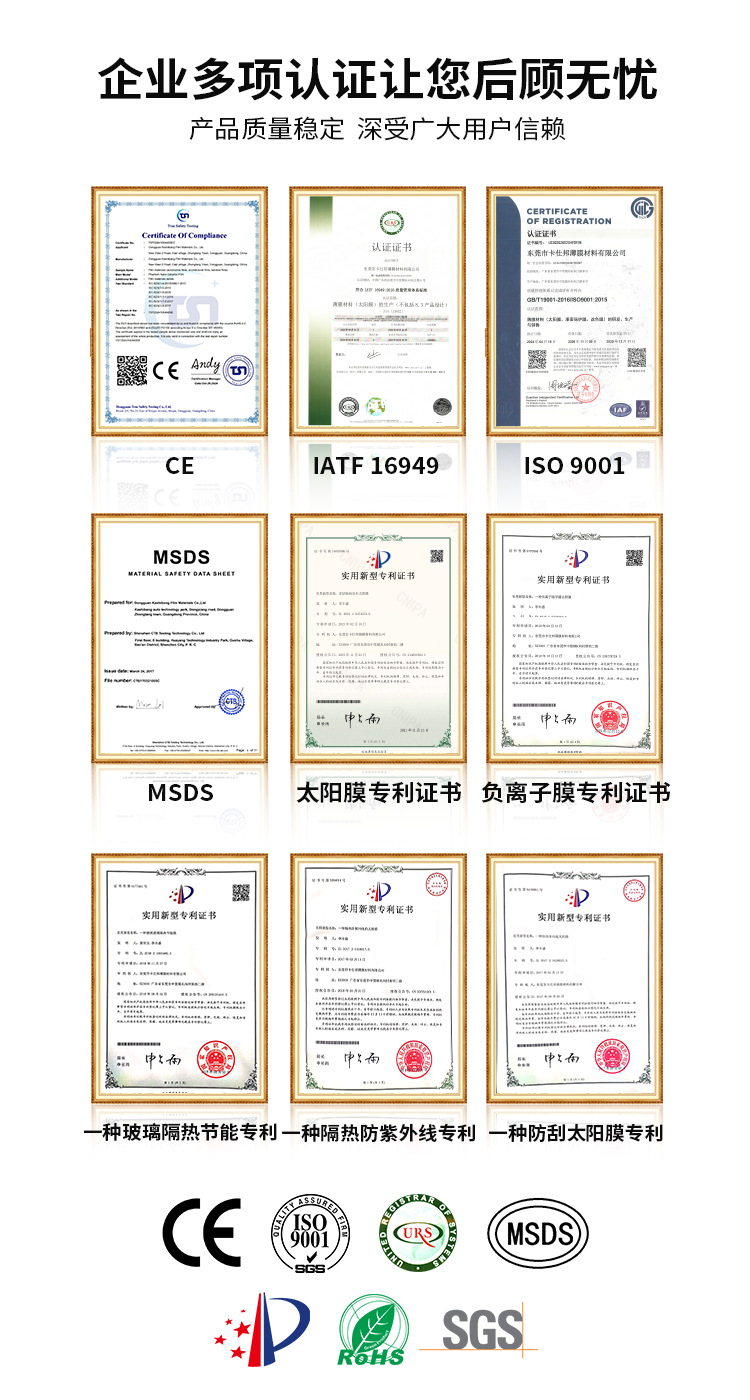 High-Definition Carbon Film, High-Definition, Low-Haze Insulation Film, Car Solar Film, Car Film, Glass Film, Insulation Film Wholesale