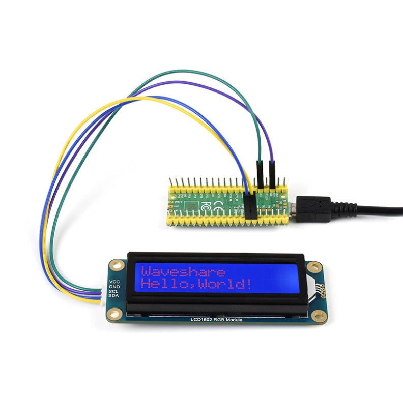 微雪 LCD1602 color backlight LCD screen 3.3V5V power supply 32 character LCD display