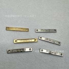 新款服装金属标牌标识牌铭牌锌包包鞋手缝合金辅料压铸logo箱包标