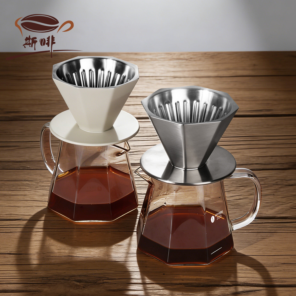 Taza de Filtro de Goteo V60 de Acero Inoxidable 304 Doble Capa Engrosada para Exteriores image 3