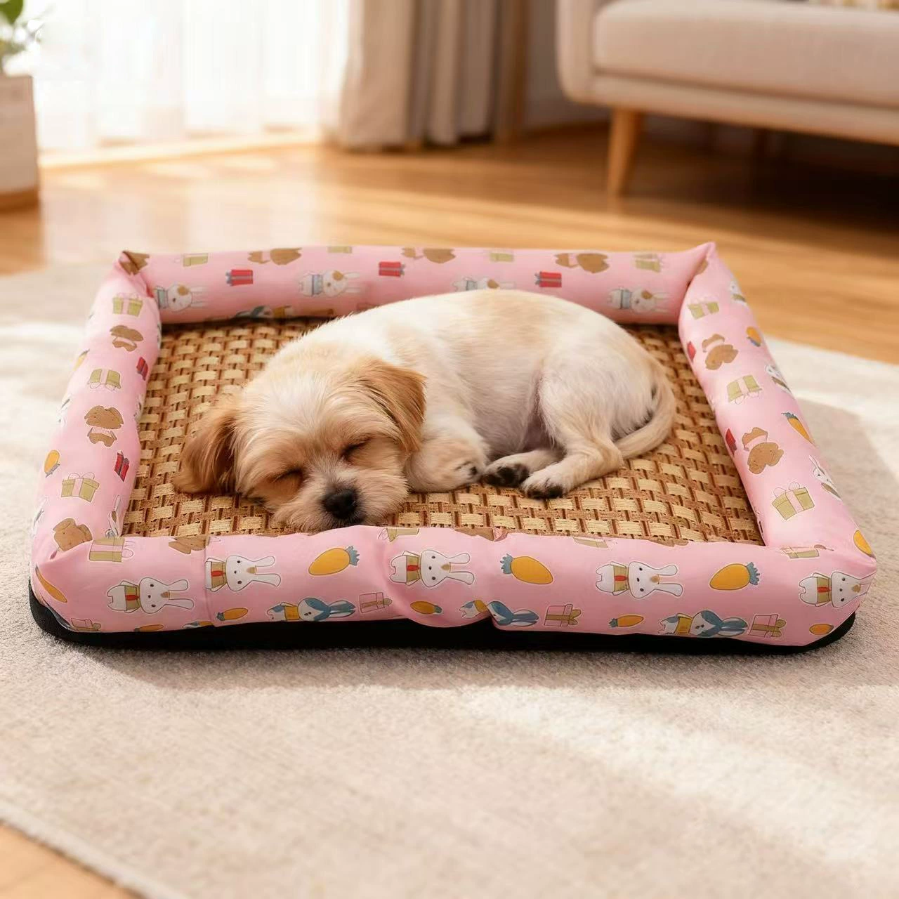 Летний коврик для питомника, напольный коврик для кошачьего питомника, вольер для собак, товары для домашних животных, Тедди, маленькие собаки, матрас для собак, универсальный для всех сезонов