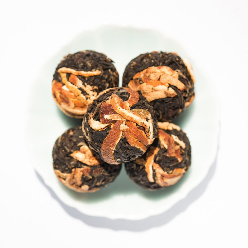 오렌지 필 블랙 티 드래곤 볼