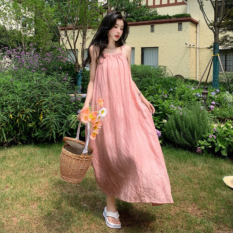 Vacation Beach Dress, Women's Travel Dress, Sichuan Dress, Skirt Suitable for Taking Photos at the Beach, Travel Clothes, Super Fairy