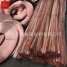 供应紫铜扁线T2紫铜线小批量按需可做价格优惠紫铜盘线t2纯铜