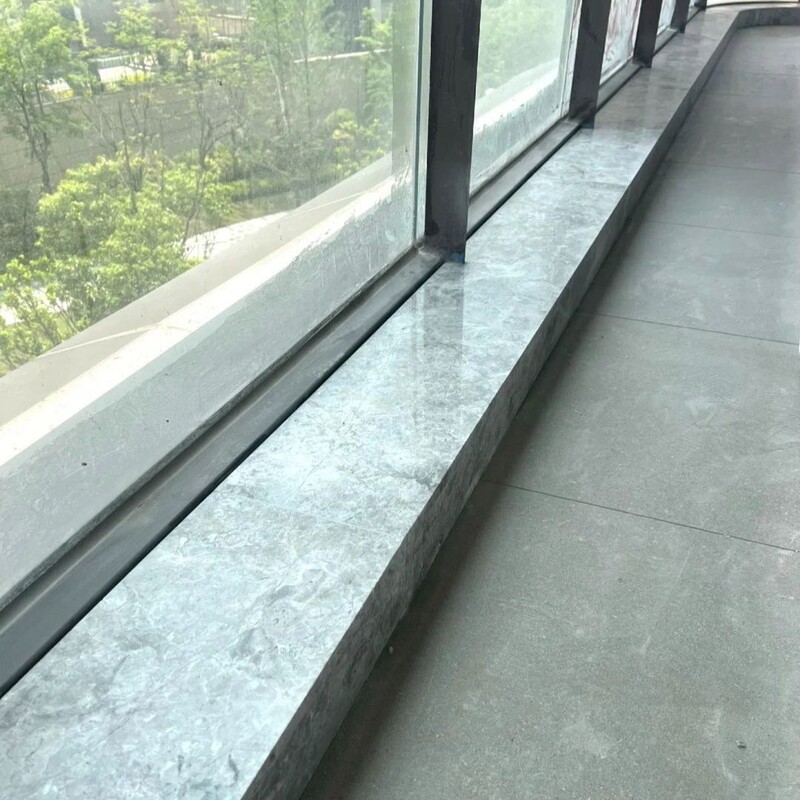 Natural marble sill stone sill artificial stone bay window shower room water barrier step half wall stone
