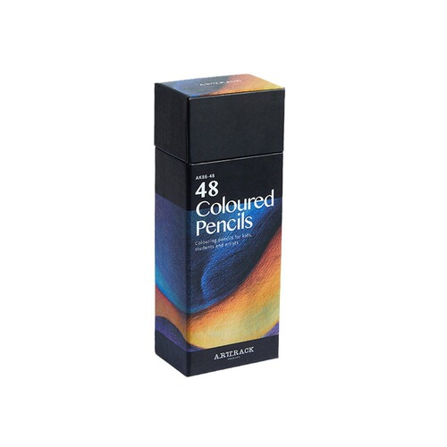 All English Version Cross-Border Wholesale Color Pencils 72 Colors Oil-Based Color Pencils Color Pencil Drawing Brush Set Pencil Lead