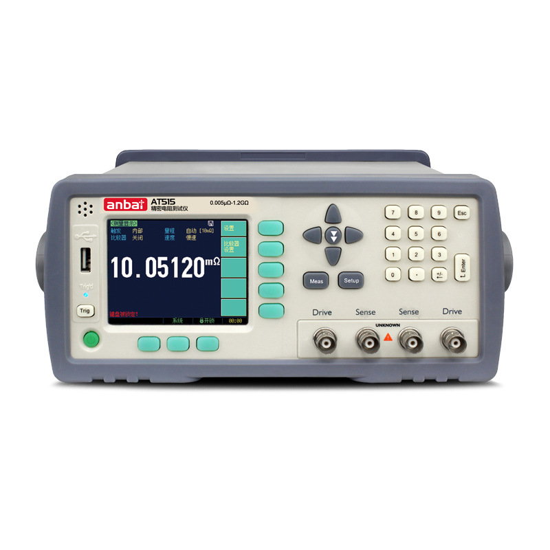安柏仪器AT515 精密电阻仪  六位半高精度宽量程仪
